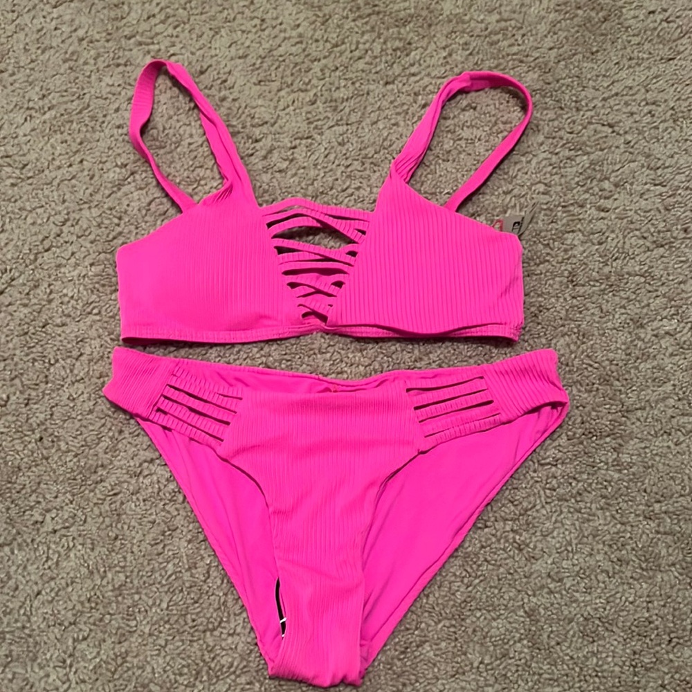 Tinibikini hot pink bikini size xs